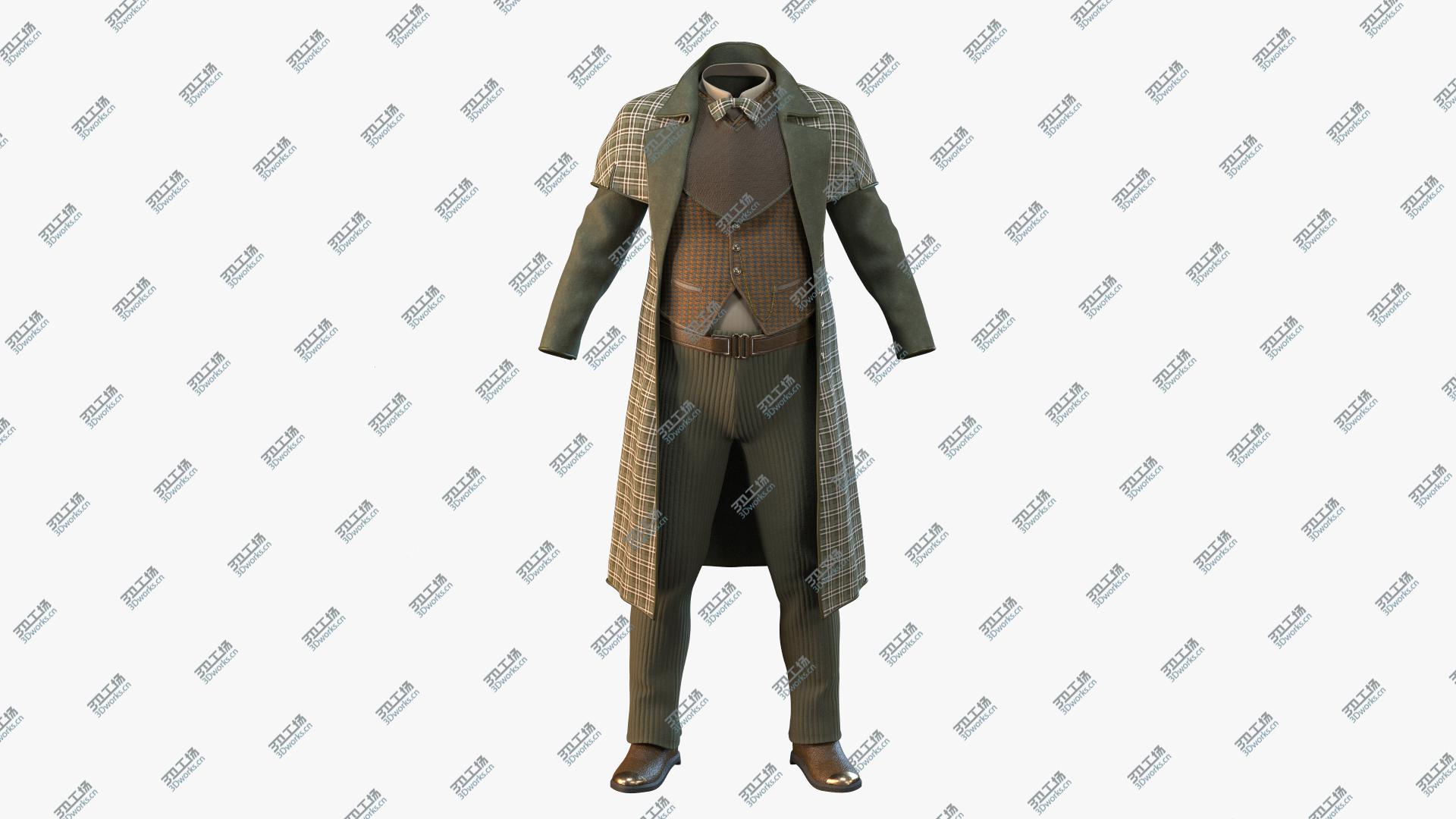 images/goods_img/2021040162/3D Vintage Clothing Male Suit model/1.jpg